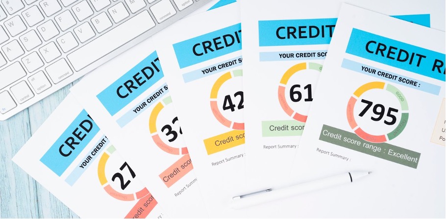 Screen of multiple credit reports