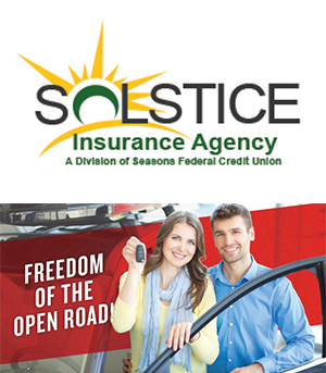 Solstice Insurance Agency. Freedom of the open road!